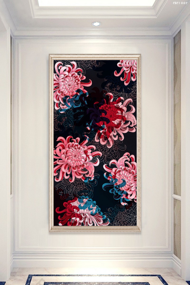 Tranh hoa cúc CHC1-007